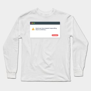 Kiss to continue... Long Sleeve T-Shirt